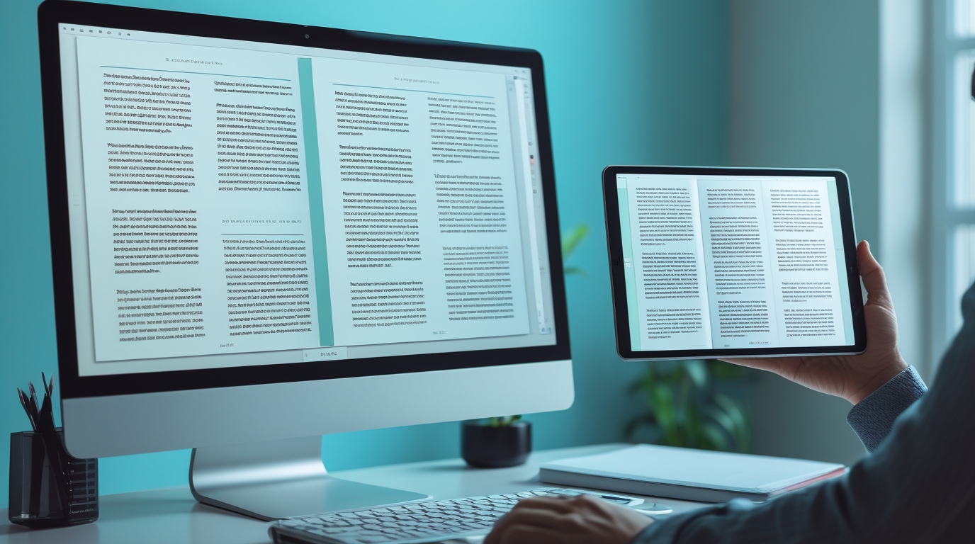 eBook design and formatting preview